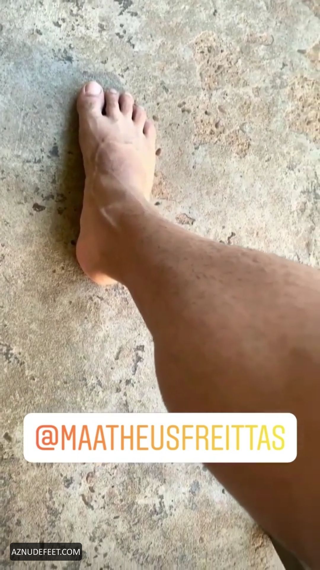 Matheus Freitas Feet Aznudefeet Men