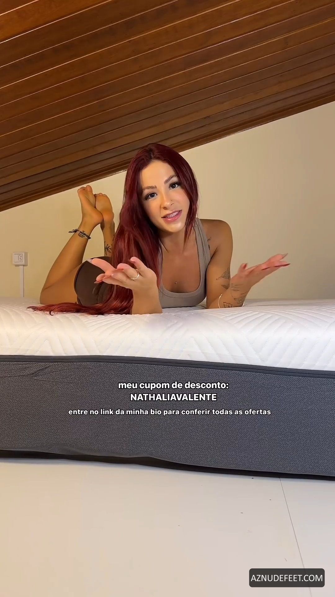 NATHALIA VALENTE Feet - AZNudeFeet