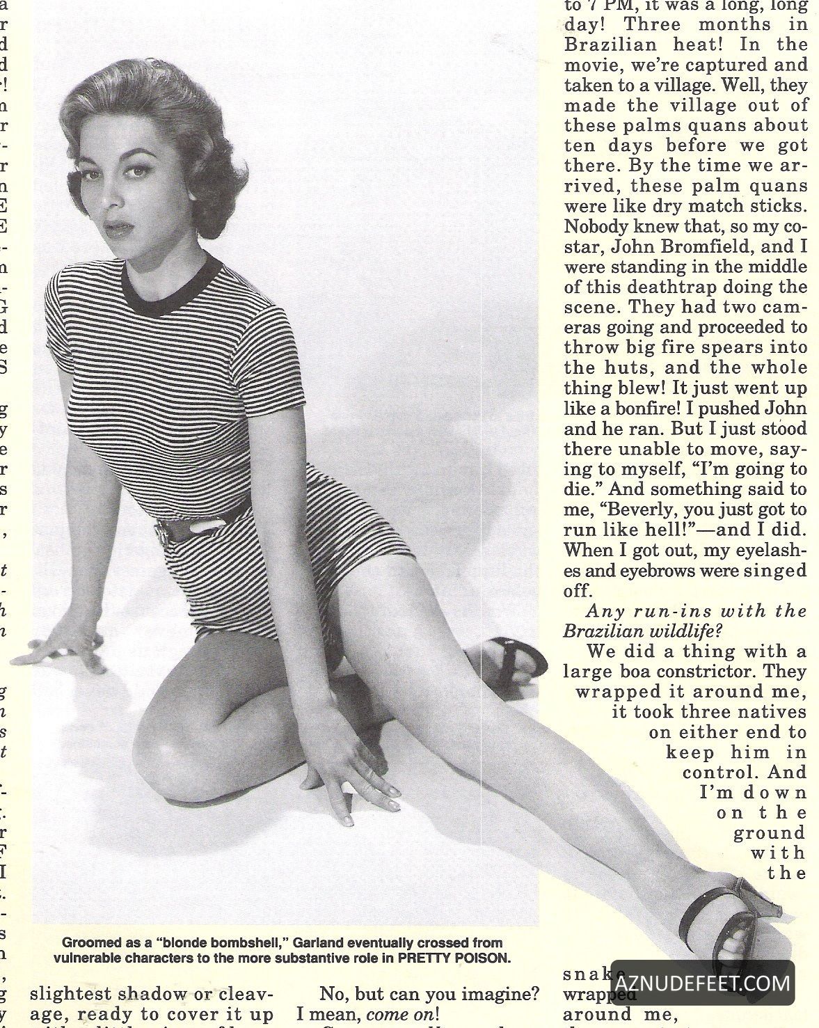 BEVERLY GARLAND Feet - AZNudeFeet