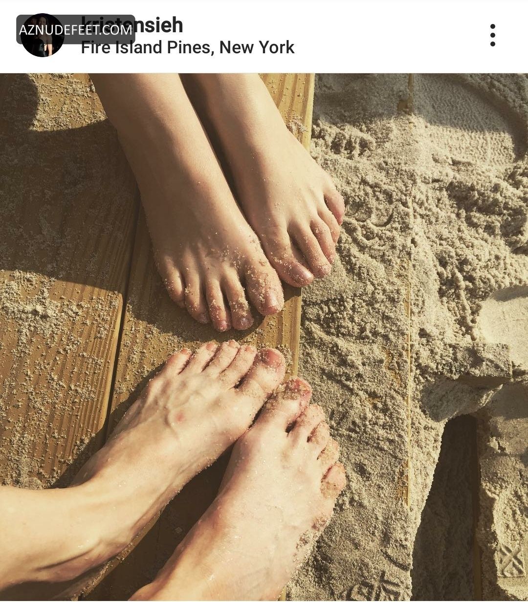 Kristen Sieh Feet Aznudefeet