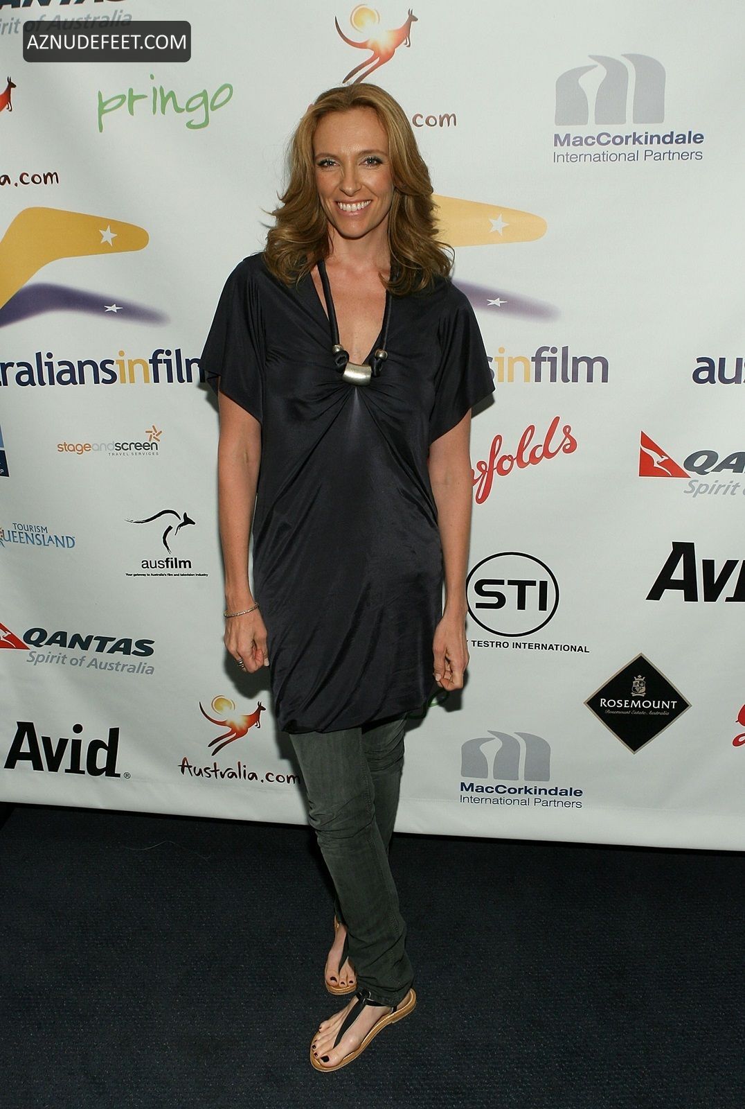 Toni collette feet