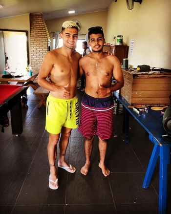 Andreas Pereira Feet Aznudefeet Men